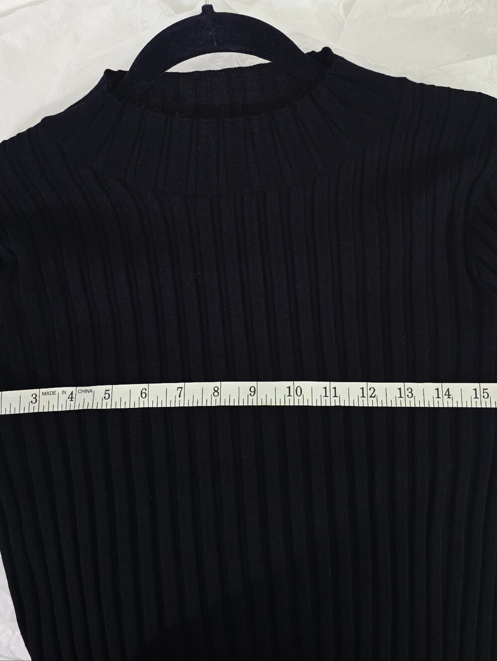 NWOT Nina Leonard Sz MP Ribbed Sweater Knit Top & Pleated Elastic Skirt 2pc Set - Picture 8 of 15
